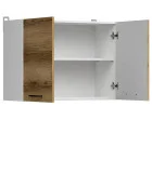 Wall cabinet JUNONA LINE G2D/80/57 BRW made light order